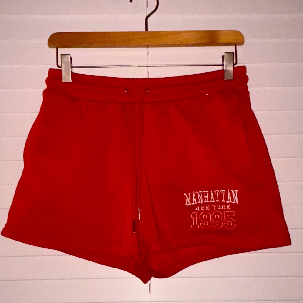 Red shorts